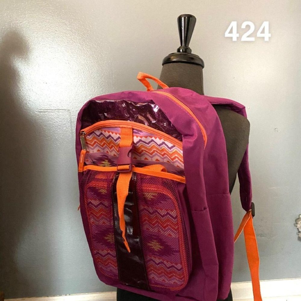 Pink Backpack and lunch box set